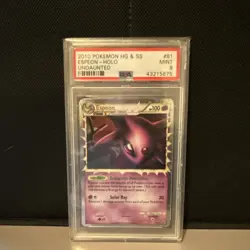 Pokemon Espeon Prime Undaunted Ultra Rare Holo PSA 9 81/90 English 2010 - Image 1