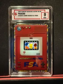 🔥PIKACHU 35MM RARE FILM FRAME CELL FROM POKEMON THE MOVIE 2000 CG 9 - Image 1