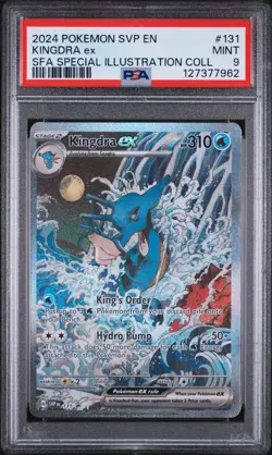 2024 Pokemon Scarlet & Violet Black Star Promo Kingdra ex PSA 9 #131 - Image 1