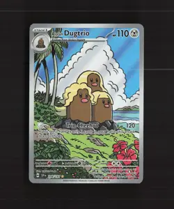 Alolan Dugtrio 208/191 Surging Sparks Full Art Ultra Rare Holo Pokemon Card NM - Image 1