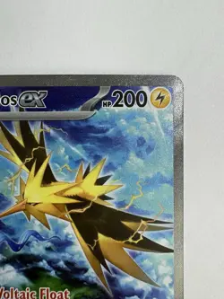 Pokemon Zapdos ex 202/165 Scarlet & Violet 151 Ultra Rare Full Art Holo Card - Image 2