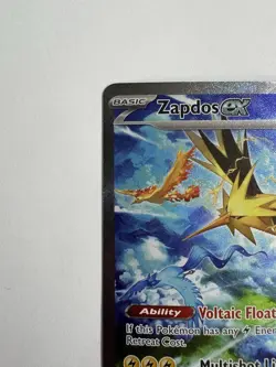 Pokemon Zapdos ex 202/165 Scarlet & Violet 151 Ultra Rare Full Art Holo Card - Image 5