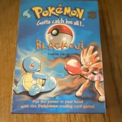 Pokemon Blackout Theme Deck Sealed 1999 Wizards of the Coast English - Image 1