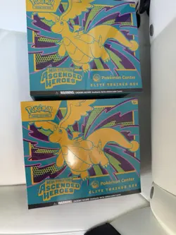 2 Ascended Heroes ETB (Pokemon Center) -- IN HAND - Image 1