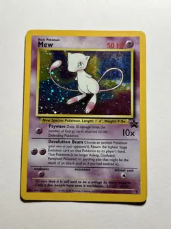 Mew Holo Black Star Promo #9 Pokemon TCG Vintage WOTC - Image 1