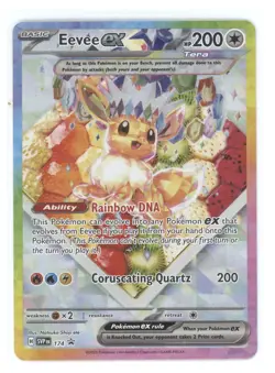 2025 Pokemon Scarlet & Violet Black Star Promos Eevee ex #174 - Image 1