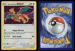 Special Delivery Bidoof SWSH177 Promo SWSH Black Star Pokemon - Image 3