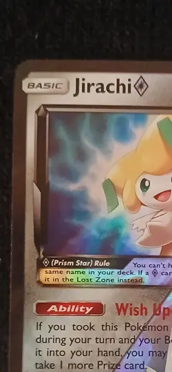 Pokemon Jirachi Prism Star 97/168 Celestial Storm Ultra Rare Never Played - Image 3