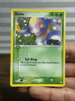 Ekans - 55/109 - Pokemon Ex Team Rocket Returns Stamped Reverse Holo Rare MP/LP - Image 3