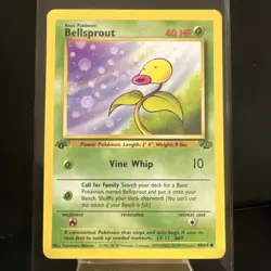Pokemon TCG Bellsprout Jungle 49/64 Regular 1st Edition Common NM/LP - Image 1