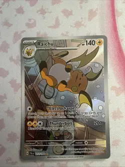Pokemon TCG - Raichu - 211/193 Paldea Evolved - Illustration Rare Full Art Holo - Image 1