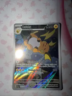 Pokemon TCG - Raichu - 211/193 Paldea Evolved - Illustration Rare Full Art Holo - Image 2