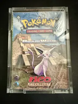 Pokemon Neo Discovery Brain Wave Theme Deck TCG Factory Sealed (with Acrylic) - Image 1