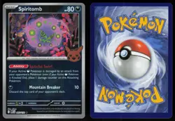 Spiritomb 087/132 Pokeween 2025 Promo Holo Pokemon - Image 3
