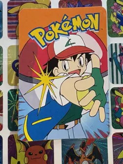 Pokemon Charizard Vintage Pocket Monsters Vending HOLO Prism Sticker 99 Nintendo - Image 4