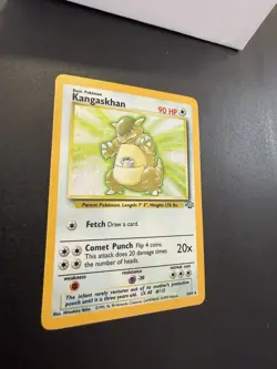 Pokemon Kangaskhan Holo Rare #5/64 1999 Unlimited Jungle LP to NM Condition - Image 2