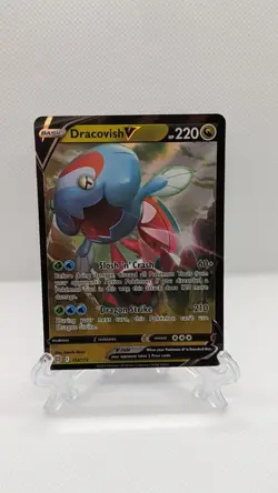 Pokemon TCG Dracovish V Sword & Shield: Brilliant Stars 114/172 Holo Ultra Rare - Image 3