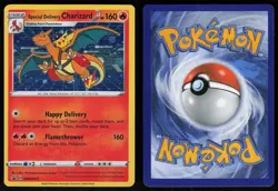 Special Delivery Charizard SWSH075 Promo SWSH Black Star Pokemon - Image 3