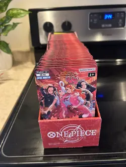 Bandai One Piece Card Game EB-03 Heroines Sleeved Booster Pack Lot of 55 Sealed - Image 1