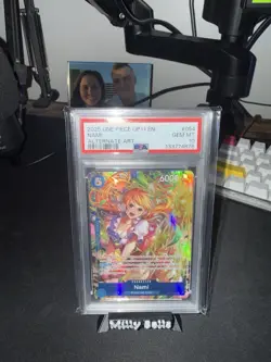 Nami OP11-054 Alt Art PSA 10 - A Fist of Divine Speed One Piece CCG - English - Image 1