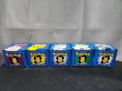 Pokemon 23k Burger King Gold Plated Trading Card Set Blue Box Lot Of 6 - Image 3