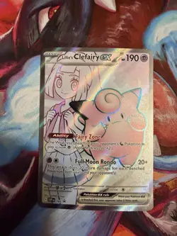 Lillie's Clefairy ex 195 Sv: Scarlet & Violet Promo Card Holo NM - Image 1