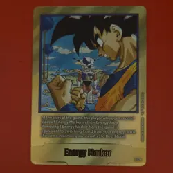 Bandai Dragon Ball Super Card Game Energy Marker Gold Foil 1st Anniversary Son … - Image 1