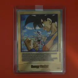 Bandai Dragon Ball Super Card Game Energy Marker Gold Foil 1st Anniversary Son … - Image 3