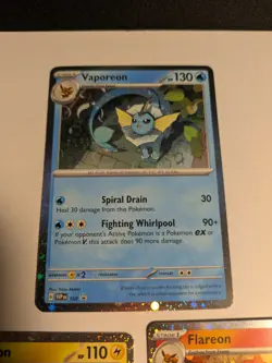 Prismatic Evolutions Poster Collections 3 Foil Promo Cards NM - Image 2