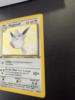 Pokemon Jungle Wigglytuff Holo Card 16/64 First Edition LP/MP - Image 3