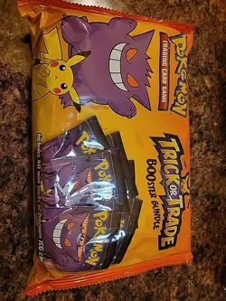 Pokemon Go Halloween Booster Pack Box card Lot (3) New sealed products - Image 2