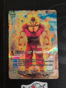 Piccolo Yet Unseen Power RELEASE EVENT Gold Foil Dragon Ball Super Card Promo - Image 5