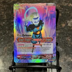 Great Priest Commander of Angels PRERELEASE Foil Dragon Ball Super Card Game NM - Image 1