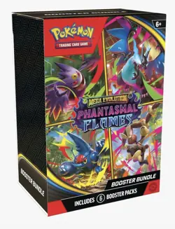 🔥 PHANTASMAL FLAMES Booster Bundle Box New Sealed Pokemon Cards TCG 6 Packs 🔥 - Image 1