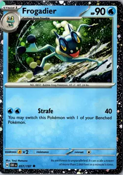 Frogadier Cosmos Holo 057/197 Promo Miscellaneous Cards & Products LP Pokemon - Image 1