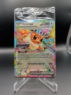 Eevee ex - (Prismatic Evolutions Stamp) 075/131 Sealed Promo Cards - Image 1