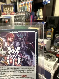 Digimon Card Game Unique Emblem Melting Recital P-232 Promo Box Topper NM/MINT! - Image 4