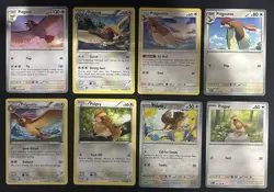 Pokemon TCG Pidgey Evolution Line Lot: 8 Card Collection Set - Image 1