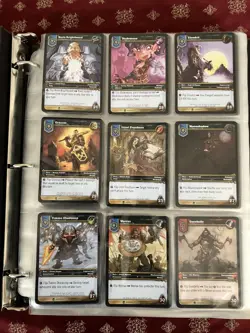 Complete Set UNPLAYED World of Warcraft TCG Heroes of Azeroth 361 Cards! - Image 2