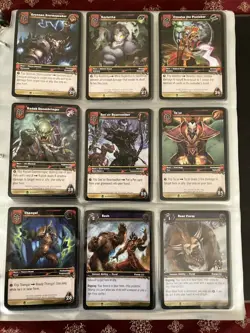 Complete Set UNPLAYED World of Warcraft TCG Heroes of Azeroth 361 Cards! - Image 3