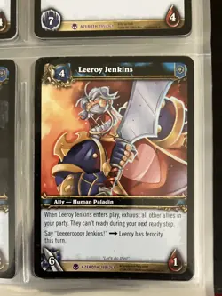 Complete Set UNPLAYED World of Warcraft TCG Heroes of Azeroth 361 Cards! - Image 5