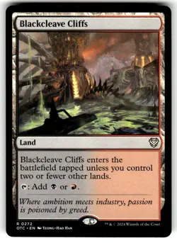 Blackcleave Cliffs Commander: Outlaws of Thunder Junction Regular MTG - Image 1