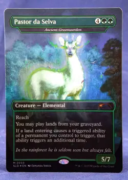 Ancient Greenwarden -MTG-✨FOIL Secret Lair NALAC SLD - NM - Pastor da Selva - Image 1
