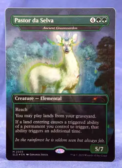 Ancient Greenwarden -MTG-✨FOIL Secret Lair NALAC SLD - NM - Pastor da Selva - Image 2