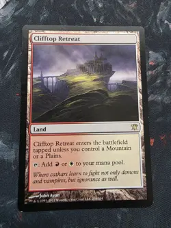 MTG Magic the Gathering Clifftop Retreat (238/300) Innistrad LP - Image 1