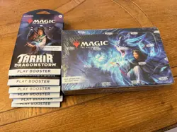 MTG Tarkir: Dragonstorm Play Booster Box & 6 Booster Packs - Factory Sealed - Image 4