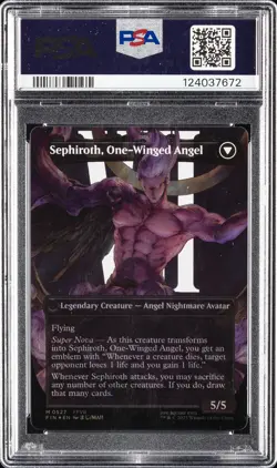 2025 #0527 SEPHIROTH, FABLED SOLDIER/SEPHIROTH, ONE-WINGED ANGEL PSA 10 - Image 2