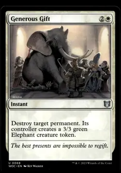 Generous Gift #68 MTG Wilds of Eldraine NM X1 - Image 1