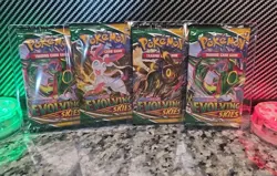 Evolving Skies 4 Packs Sword & Shield Pokemon 2021 Factory Sealed Umbreon 🔥🔥 - Image 1