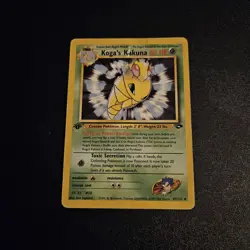 Pokemon TCG Koga's Kakuna Gym Challenge 1st Edition Uncommon Card 47/132 - Image 1